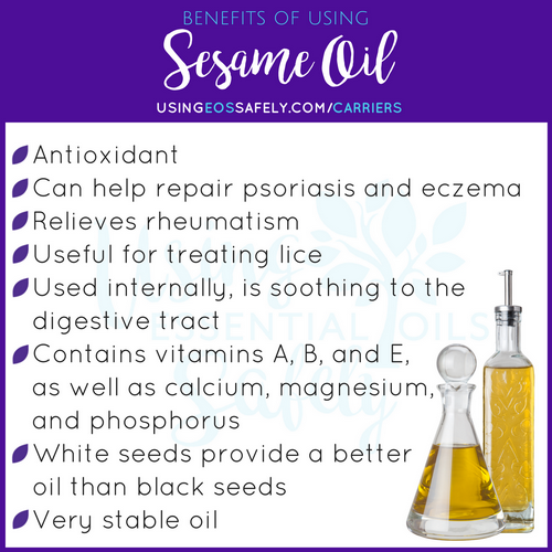 Benefits of Using Sesame Oil 